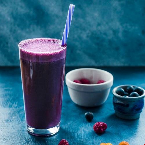 Böğürtlenli Milkshake